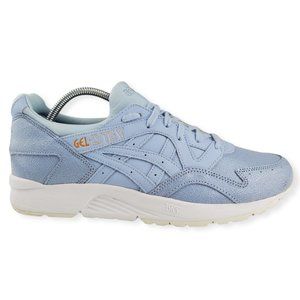 Asics H7Z8L Gel-Lyte V Crackled Blue Leather 10.5